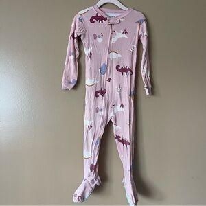 Carter’s 2T Pink Dinosaur One-Piece Pajamas